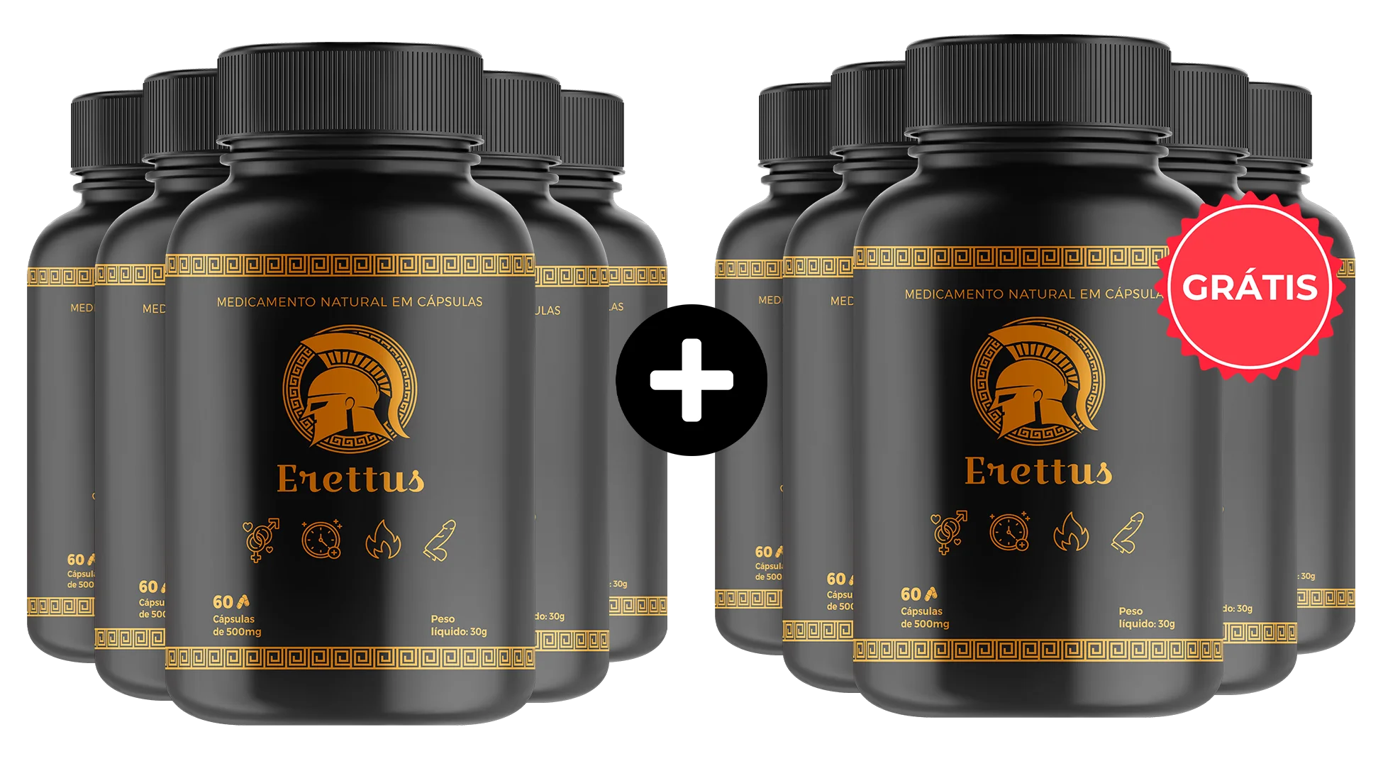 Erettus 10 frascos