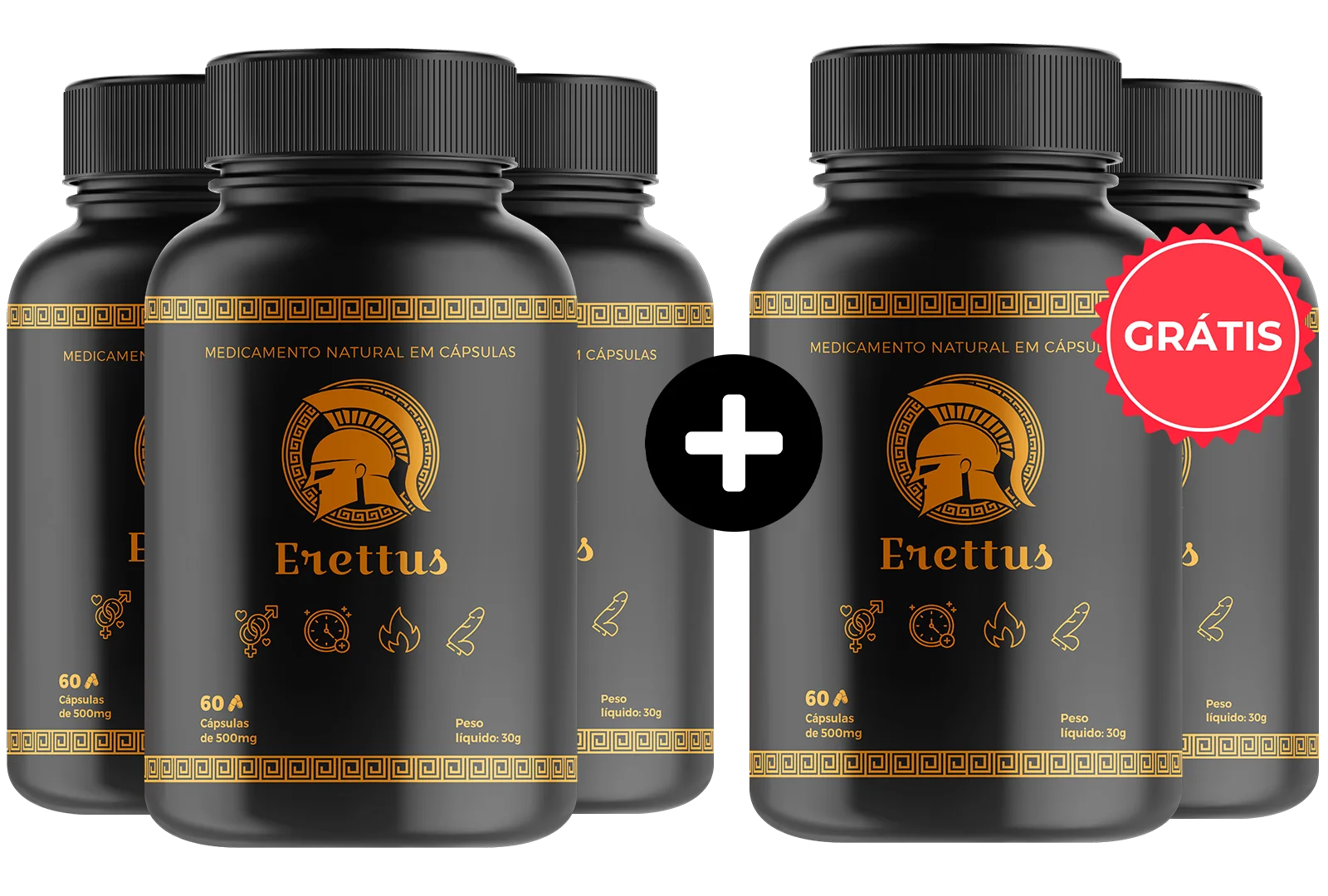 Erettus 5 frascos
